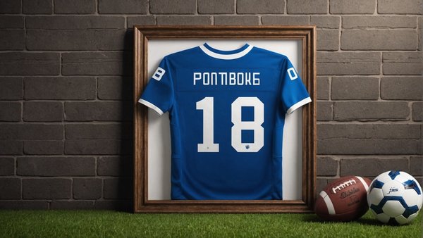 Cadre pour maillot de foot: personnalisez vos souvenirs